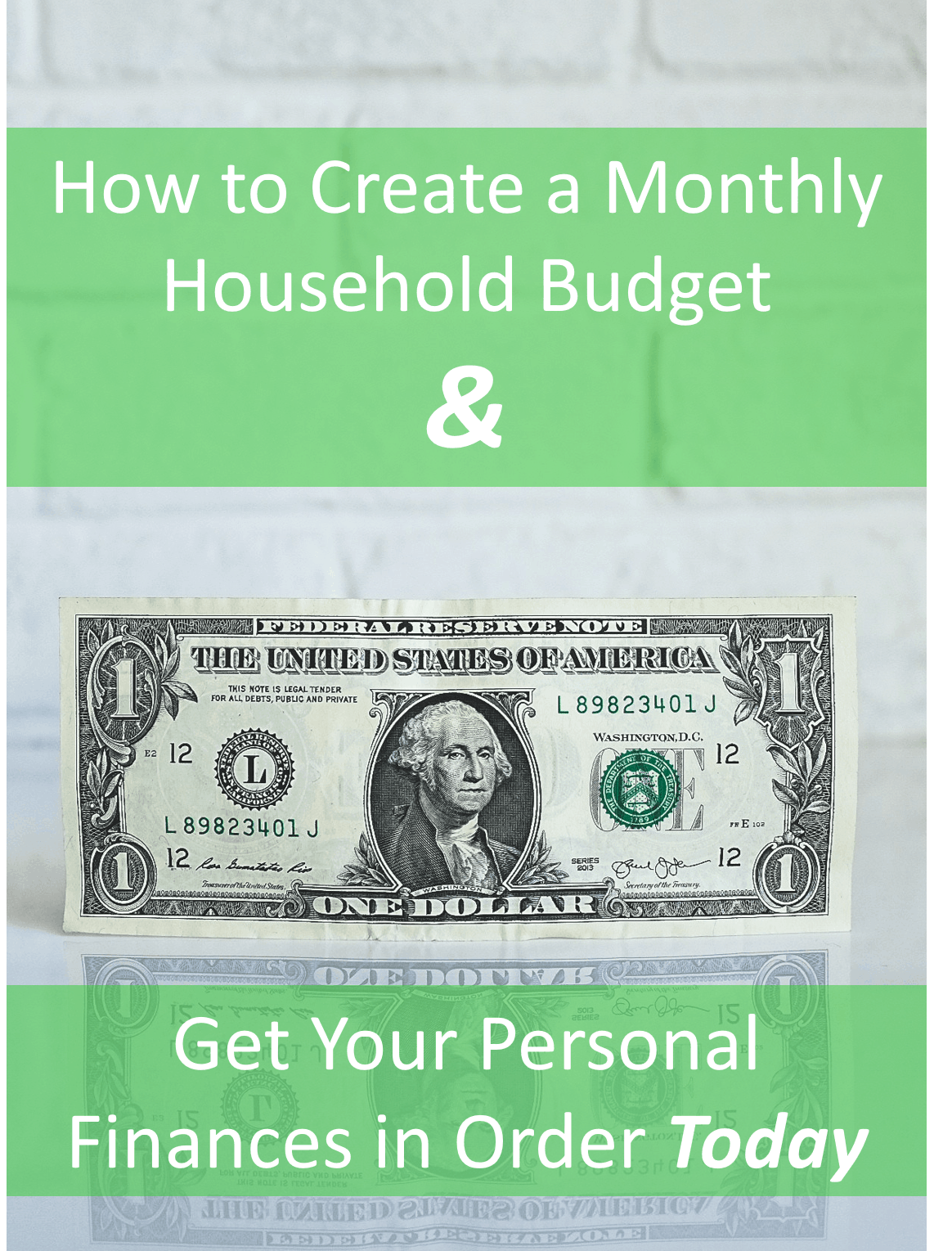 How To Create A Simple Monthly Household Budget - Intentional Fortune